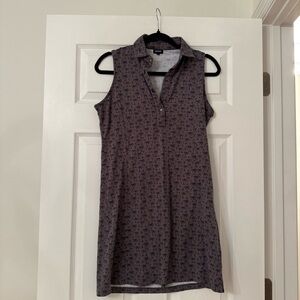 MDC Gray Palm Tree Golf Activewear Dress